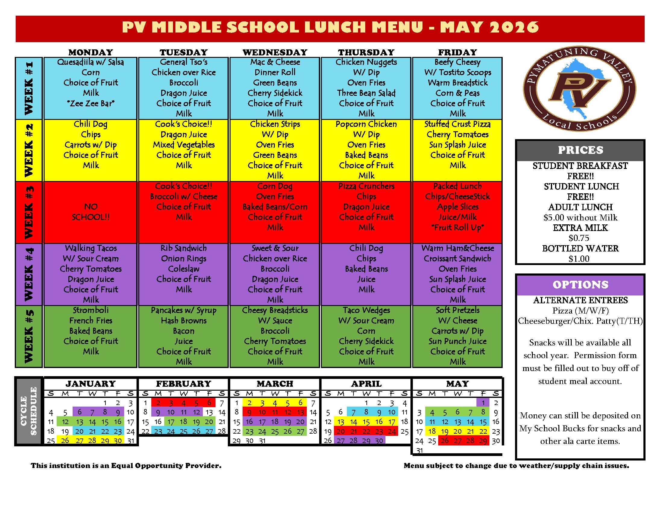 ms lunch