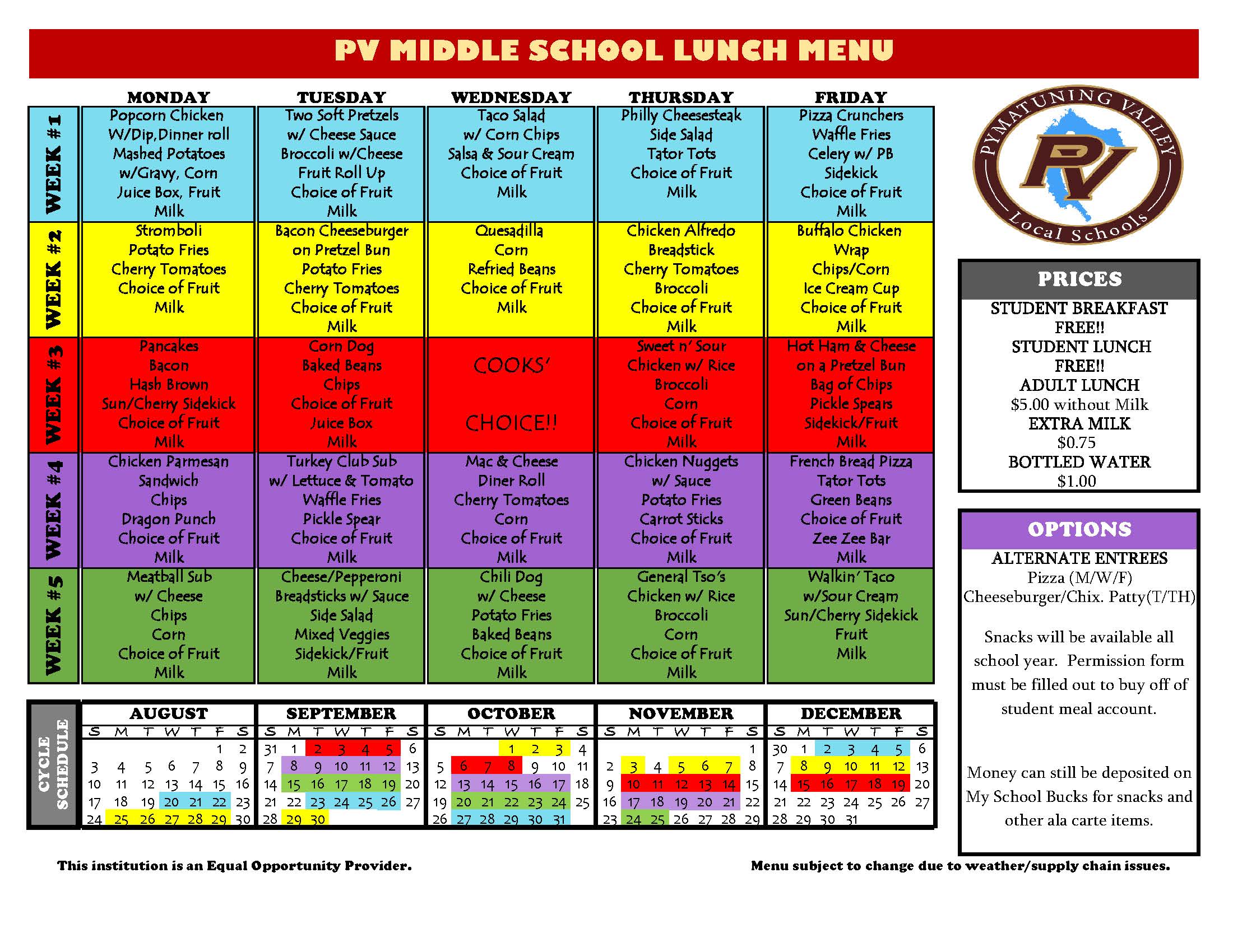 ms lunch