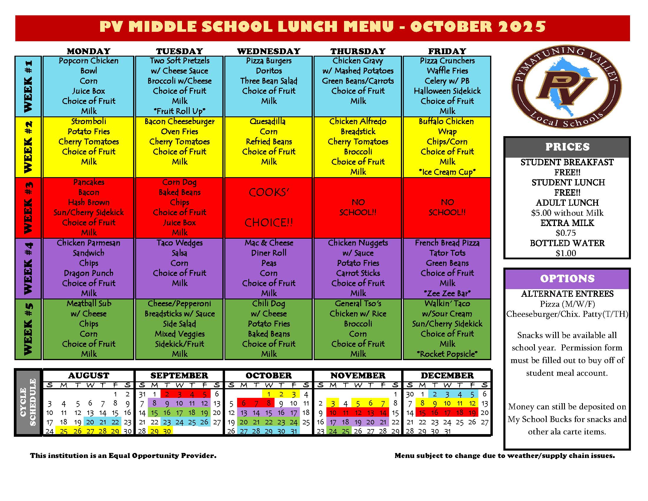 ms lunch